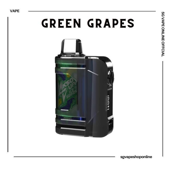 akso-supa-9500-puff-green-grapes-disposable-vape-shop-singapore
