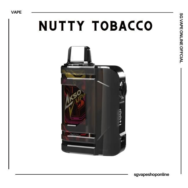akso-supa-9500-puff-nutty-tobacco-disposable-vape-shop-singapore