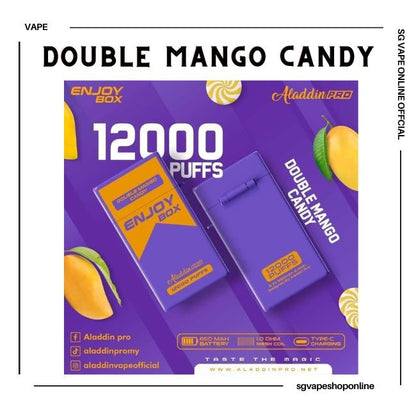 aladdin-enjoy-box-12000-puff-double-mango-candy-disposable-vape-shop-singapore