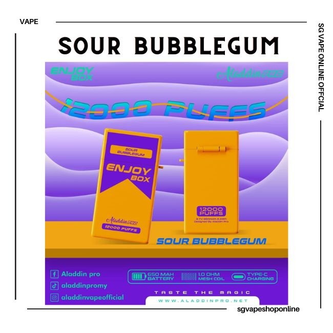 aladdin-enjoy-box-12000-puff-sour-bubblegum-disposable-vape-shop-singapore