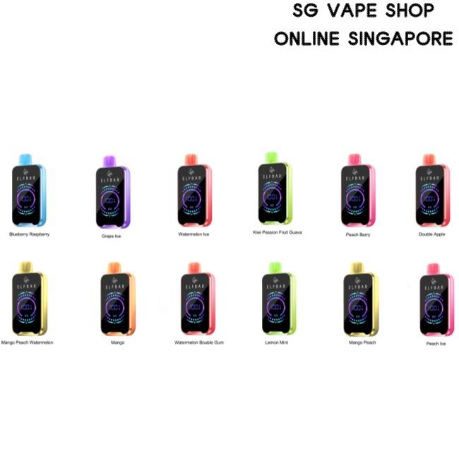 Elfbar Raya D2 20K puffs - disposable vape (SG Vape Online Shop Singapore)
