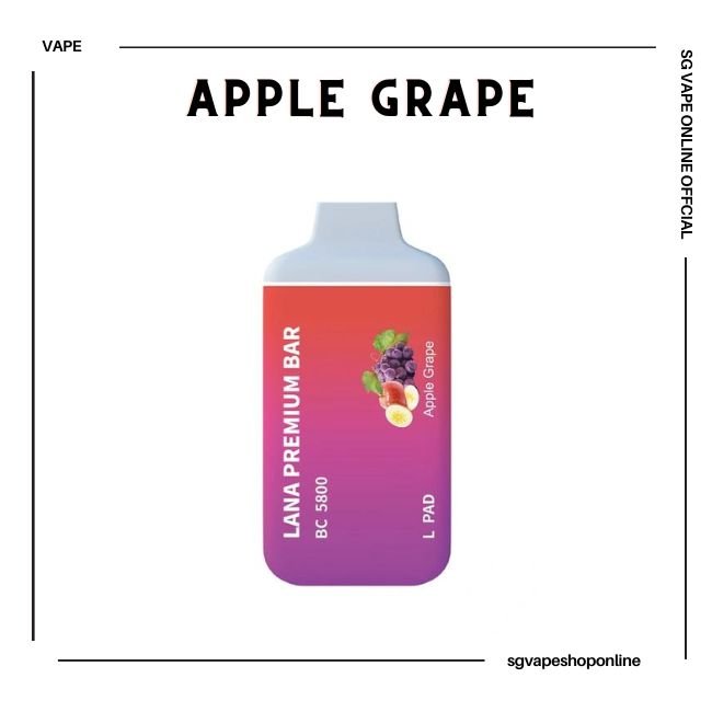 lana-premium-bar-5800-puff-apple-grape-disposable-vape-shop-singapore