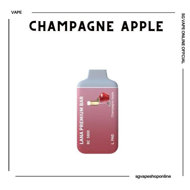 lana-premium-bar-5800-puff-champagne-apple-disposable-vape-shop-singapore