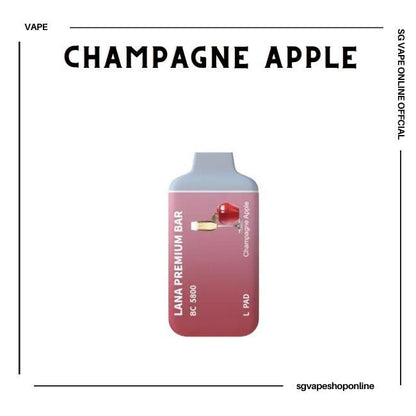 lana-premium-bar-5800-puff-champagne-apple-disposable-vape-shop-singapore