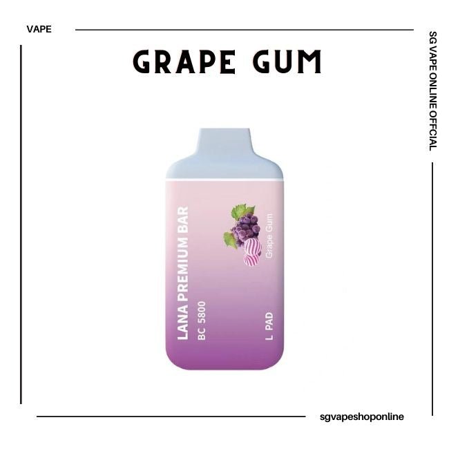lana-premium-bar-5800-puff-grape-gum-disposable-vape-shop-singapore
