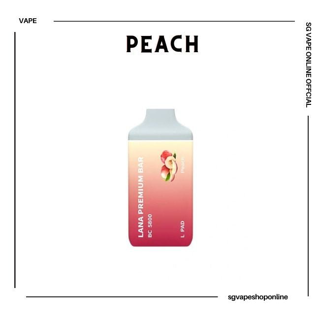 lana-premium-bar-5800-puff-peach-disposable-vape-shop-singapore