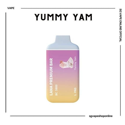 lana-premium-bar-5800-puff-yummy-yam-disposable-vape-shop-singapore