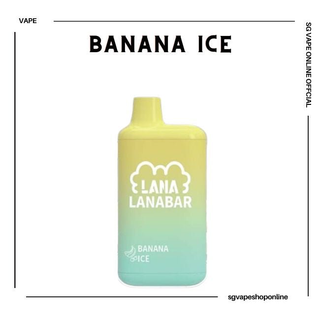 Lanabar 5000 - Banana Ice (SG Vape Online Shop Singapore)