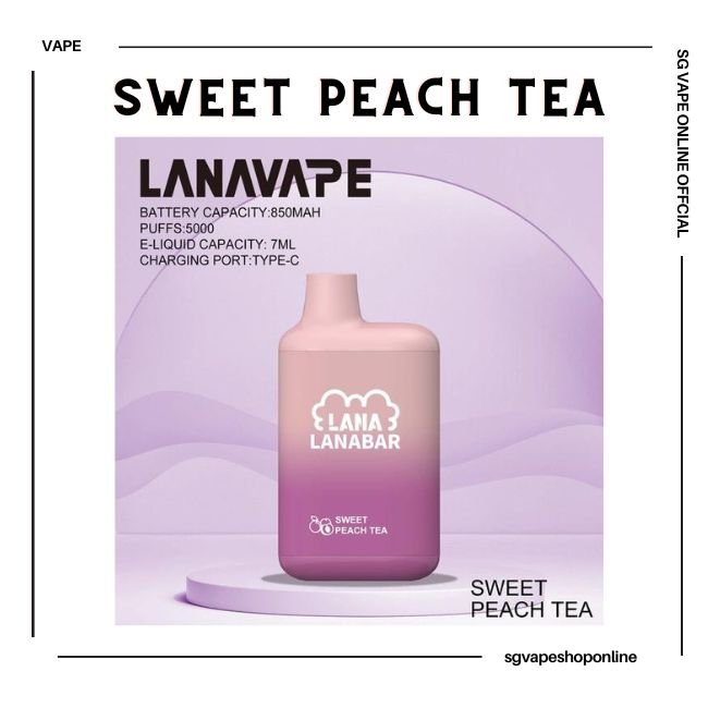 lanabar-5000-puff-sweet-peach-tea-disposable-vape-shop-singapore