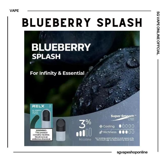 RELX Infinity pod - Blueberry Splash (Singapore)