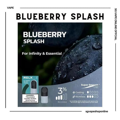 RELX Infinity pod - Blueberry Splash (Singapore)