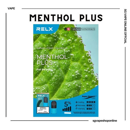 relx-infinity-pod-menthol-plus-vape-shop-singapore